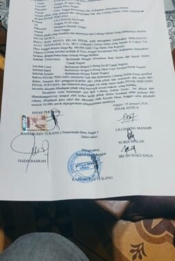 Kades Anggai Menjual Lobang Galian Emas Bersengketa, Diduga Ada Kepentingan Pribadi